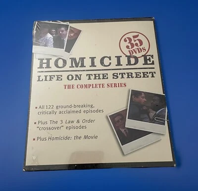 Homicide: Life on the Streets The Complete Series 35 DVD Box Set NEW Sealed - Image 1 of 4