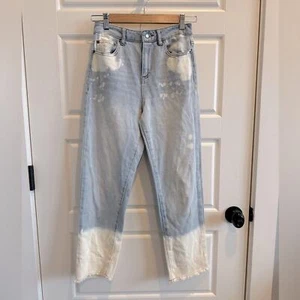 Gianni Bini Girls 90s Straight Leg Denim Jeans-Size 12 - Picture 1 of 3