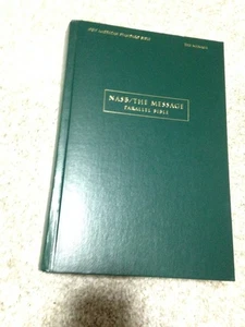 NASB / THE MESSAGE PARALLEL BIBLE HARDBACK BOOK NEW AMERICAN STANDARD BIBLE - Imagen 1 de 7