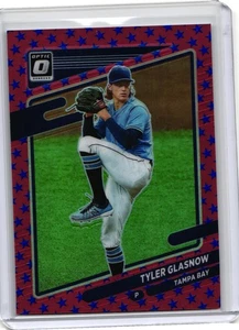 2021 Donruss Optic #133 Tyler Glasnow Liberty #/45 - Picture 1 of 2