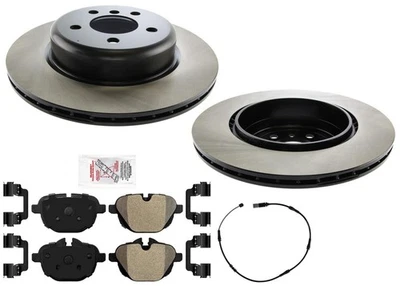 Rotores e pastilhas de freio a disco de carbono desempenho traseiro para BMW 528i xDrive 2012-2016 - Imagem 1 de 4