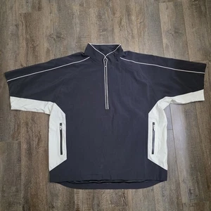 FootJoy DryJoys Tour Collection Jacke Herren 2XL schwarz Viertelreißverschluss Golfpullover - Bild 1 von 15