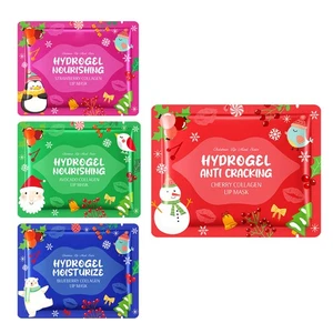 10PCS Christmas Style Improve Dry Rough Lip Care Daily Care Moisturizing - Picture 1 of 18