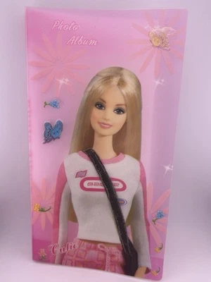 Pink 12.5"x7" Fashion Doll Photo Album Holds 100+ Photos (4"x6") - Image 1 of 4