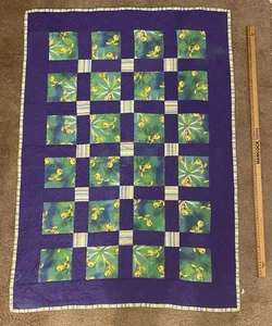 Vintage Handmade Crib Quilt Tweety Bird 45”x36” - Picture 1 of 9
