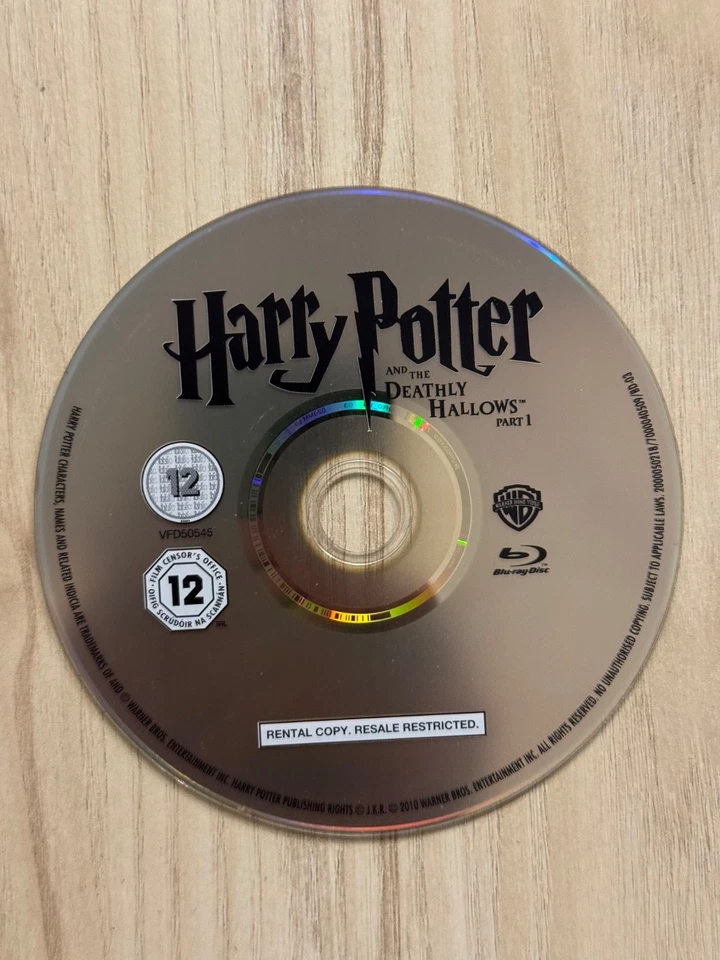 Harry Potter and the Deathly Hallows Part 1 Blu-Ray (Disc Only) - Image 1 of 1