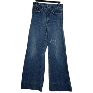 Seattle Blues Vintage Wide Leg Distressed Jeans 90s Y2K Grunge Workwear Denim 29 - Bild 1 von 13