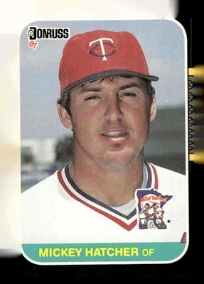 1987 Donruss #491 Mickey Hatcher - Image 1 of 2