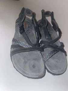 Merrell District 3 sandali grigi rete reticolare escursionismo viaggio donna 6 UK 4 - Foto 1 di 9