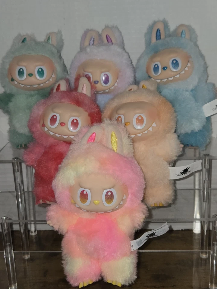 Labubu Pop Mart The Monsters Big Into Energy Pendant Plush Set Of 6 - Image 1 of 4