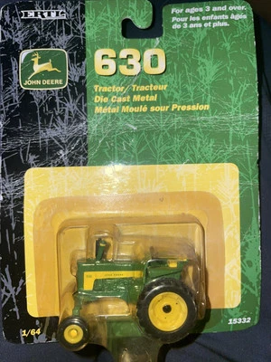 John Deere 630  Tractor 1/64 Scale 2001 Racing Champions ERTL , Inc In Box New - Image 1 of 4