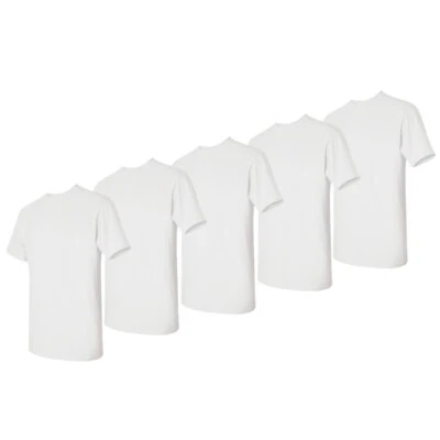 Bulk Lot Gildan Men Heavy Cotton Plain Short Sleeves T-Shirt 5000 (Pack Of 5) - Image 1 of 2