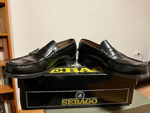 Mocasin Sebago clásico cuero de color negro, casi nuevo, EU 41,5 - Imagen 1 de 6