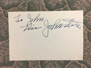Eric Johnston - Presidente della Motion Picture Association of America - Autografo - Foto 1 di 2