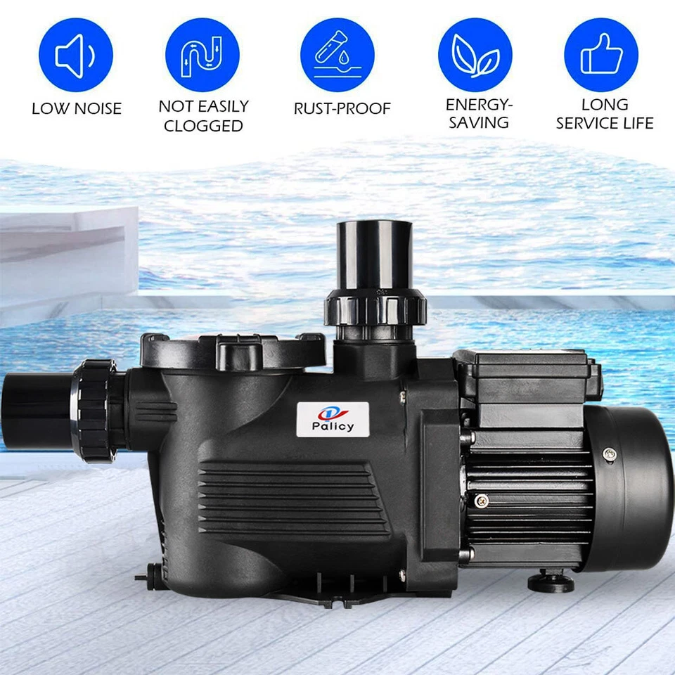 Swimming Pool Pump Motor SPA Pump Self-Priming 3HP 2200W Sand Filter Pump Motor - Image 1 of 4