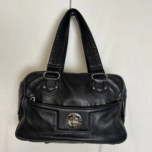 Cartera de cuero negro Marc by Marc Jacobs de doble mango - Imagen 1 de 9