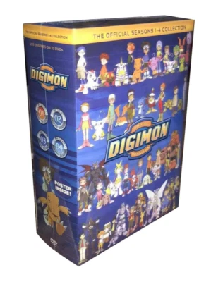 Digimon Digital Monster: The Complete Series Seasons 1-4 (DVD 32-Disc Box Set)