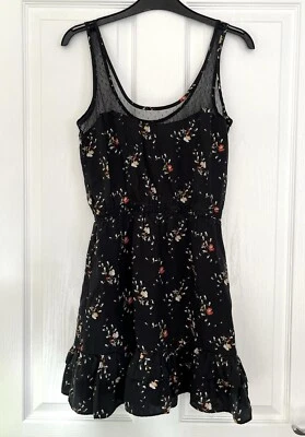 Jack Wills Micro Mini Dress / Long Top Size 8 32” Bust Empire Waist Silk Blend - Image 1 of 4