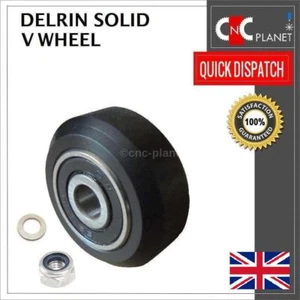 KIT DE RUEDA EN V DELRIN SOLID RANURA EN V IMPRESORA 3D HAZ REPRAP ENRUTADOR CNC VENDEDOR DEL REINO UNIDO - Imagen 1 de 6