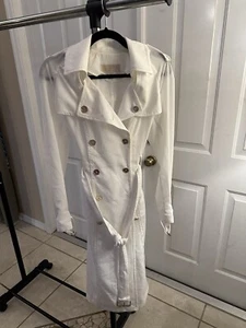 Michael Kors Trenchcoat weiß transparent Small - Bild 1 von 14