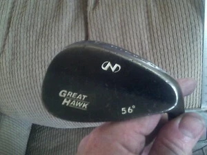 Nickent Great Hawk 56* Sand Wedge..Factory Stiff Steel.. MRH.. Nice Looky... - Picture 1 of 8