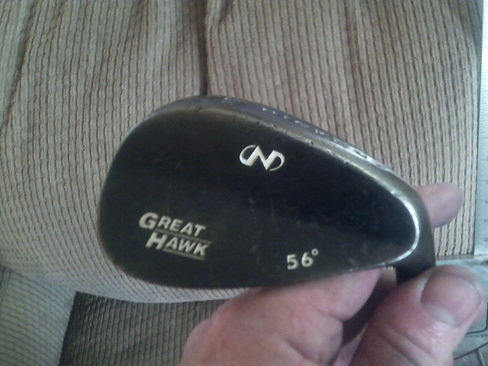 Nickent Great Hawk 56* Sand Wedge..Factory Stiff Steel.. MRH.. Nice Looky... - Image 1 of 4