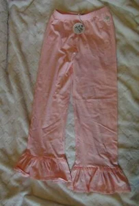 Wildflowers Clothing Size 12 Pink knit ruffle bell lace Pants New NWT GB17 - Picture 1 of 2