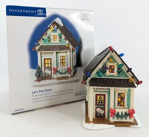 Department Dept 56 Snow Village - LET'S PLAY HOUSE 55173 - Lighted w/ Box - Picture 1 of 11