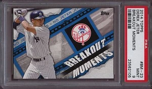 2014 Topps Breakout Moments BM-23 Derek Jeter PSA 9 Mint - Picture 1 of 1