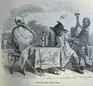 1875 La Fontaine und seine Fabeln illustriert - Bild 1 von 7