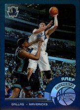 2002-03 Topps Chrome Refractors Mavericks Basketball Card #90 Raef Lafrentz