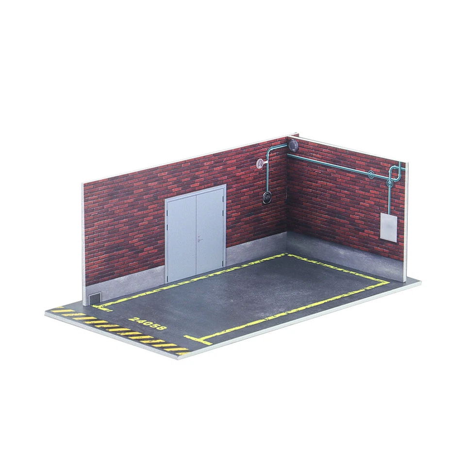 1:24 Scale Diorama Car Garage Model Car Parking Lot Station - Image 1 of 2