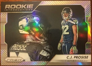 C.J. PROSISE - 2016 Prizm ROOKIE INTRODUCTIONS Insert #16 - SEATTLE SEAHAWKS - Picture 1 of 2