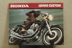 HONDA 1980 MOTORCYCLE BROCHURE CB900 CUSTOM - ORIGINAL BROCHURE - Picture 1 of 2