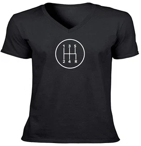 5 Speed Stick Unisex Tee Manual Transmission Shift Pattern T-Shirt Gift Shirts - Picture 1 of 19
