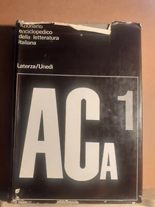 ACa 1 - dizionario enciclopedico della letteratura italiana - laterza unedi - Imagen 1 de 1
