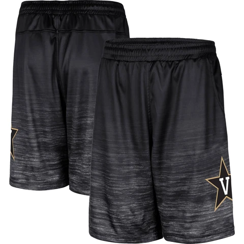 Men's Colosseum Black Vanderbilt Commodores Broski Shorts Cover