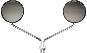Yamaha DT 250 360 400 XT 250 500 M10x1.25 Quality Chrome Mirrors Pair 3-091 - Picture 1 of 2