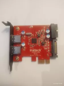 Inateck KTU3FR-2021 Dual Port USB 3.0 PCIe Card Expander - Picture 1 of 2