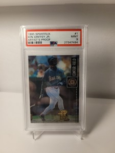 1995 Pinnacle Sportflix ARTIST'S PROOF Ken Griffey Jr - PSA 9