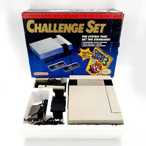 Nintendo Challenge Set Console NES In Scatola Incompleta No Gioco Testato E Funzionante - Foto 1 di 20