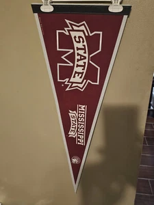 MISSISSIPPI STATE BULLDOGS SEC 12X30 SOFT FELT  PENNANT 9/28/24 - Picture 1 of 2