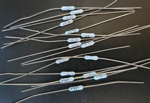 16pcs 48.7-ohm 1/4W 1% Metal Film Precision Axial Resistors ~ NEW ~ - Picture 1 of 1