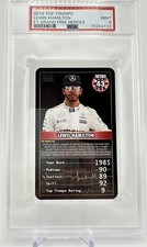 2016 Top Trumps F1 Grand Prix Heroes Lewis Hamilton PSA 9 Mint