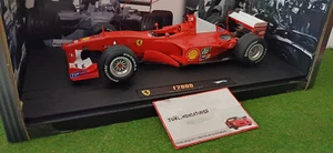 F1 FERRARI F2000 SCHUMACHER JAPAN GP 1/18 HOT WHEELS ELITE MATTEL N2074 formule1 - Imagen 1 de 8