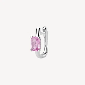 BROSWAY FANCY ORECCHINO SINGOLO CON ZIRCONI IN ARGENTO 925 FVP07 VIBRANT PINK - Foto 1 di 5