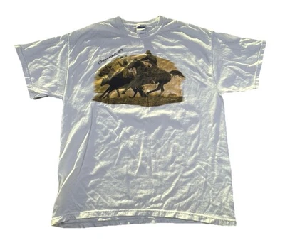 Camiseta Cheyenne, WY Western Rodeo Adulto Talla XL Yeehaw Vaquero Roping Bulls Foto 1 de 4