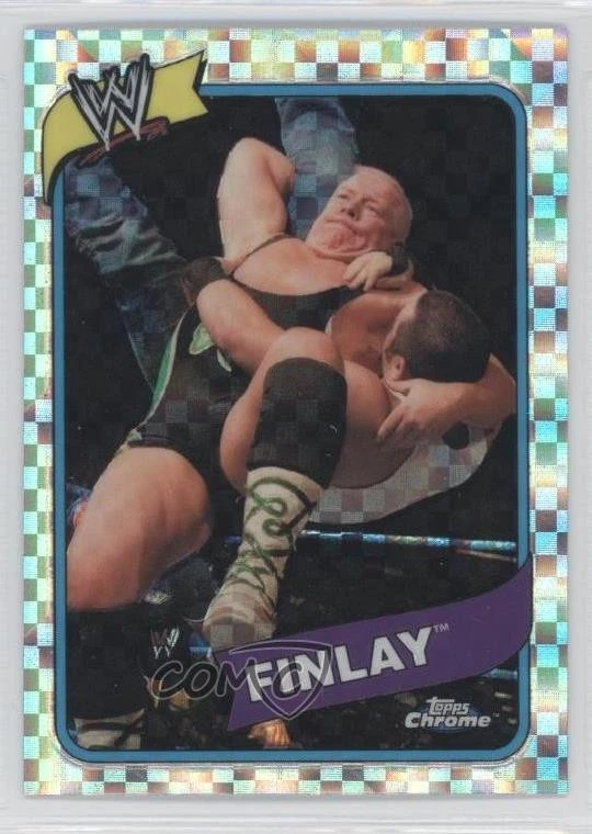 2008 Topps WWE Heritage Chrome X-Fractor Fit Finlay #34 - Image 1 of 2