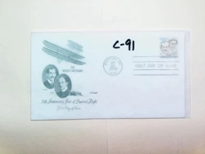 U. S. FDC - C91  - Air Mail - ArtMaster cachet - comb. ship! - Picture 1 of 1
