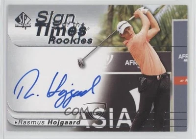 2021 SP Authentic Sign of the Times Rookies Rasmus Hojgaard #SOTTR-RH Auto RC - Image 1 of 2